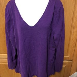 Lane Bryant Purple Sweater
